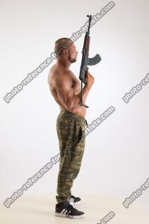 Duncan Standing Pose With Rifle